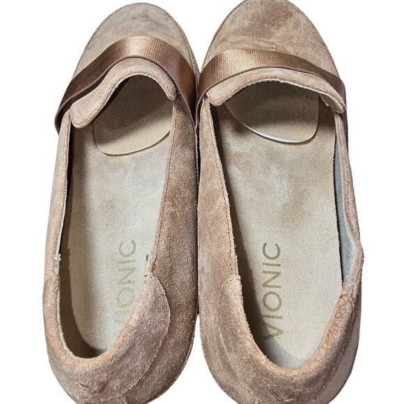Vionic Women's Chill Bridget Brown Suede Loafers Size 7.5 Slip-On Flats Comfort - Picture 8 of 9